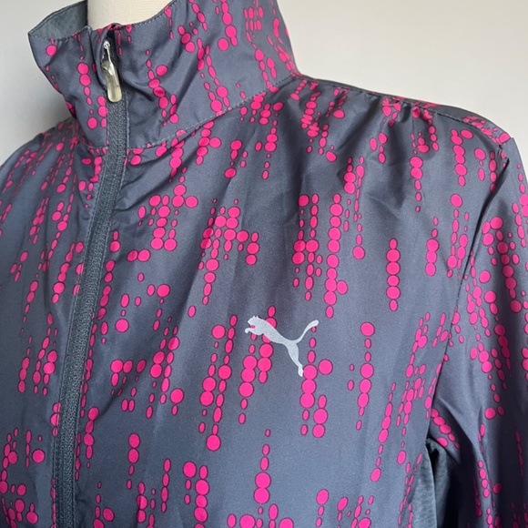 Puma Cool Cell Running Breathable Graphite Run Active‎ Sport Jacket Windbreaker - Picture 4 of 8